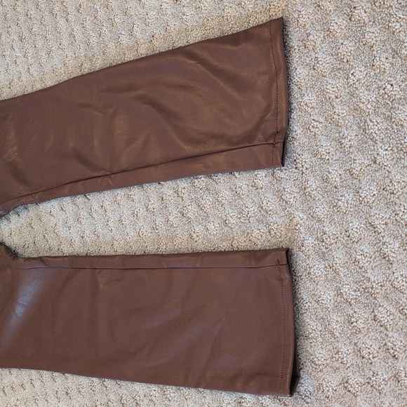Mother High-waisted Chocolate Brown Pants Straight Leg - Picture 12 of 14